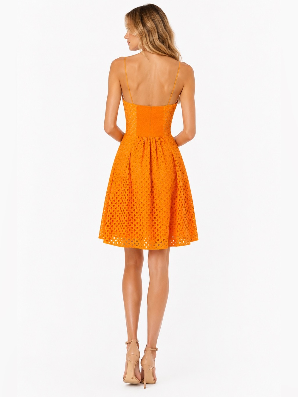 Anthropologie Maeve Lasse Eyelet Strapless Dress - Picture 2 of 6